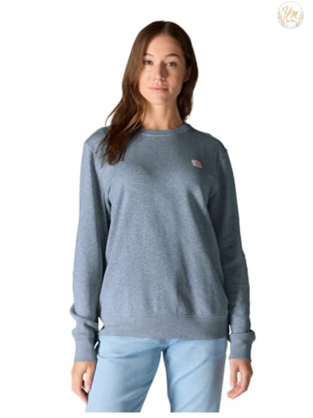 Women's Relaxed Fit French Terry Crewneck Sweatshirt